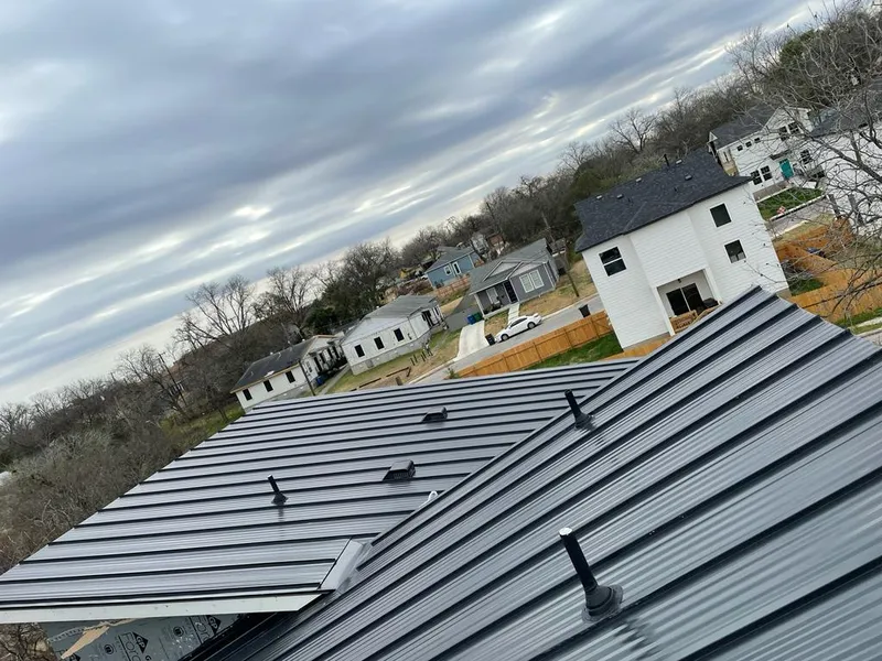 Standing seam metal roof panels with vents for Skylight Repair in Fishersville